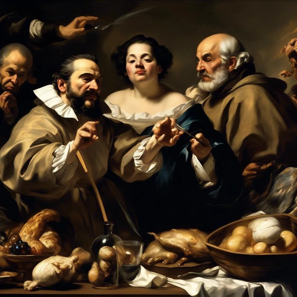 A Homage to Velazquez – Luca Giordano