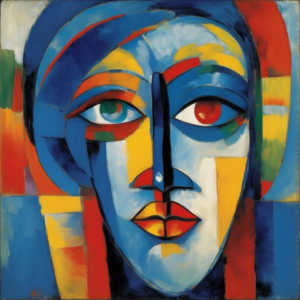 Head in blue – Alexej von Jawlensky