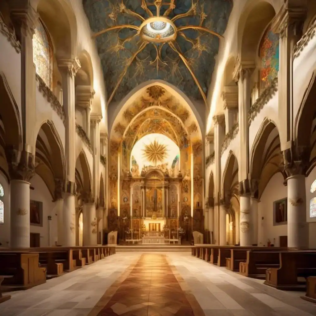 High Mass in an Andalusian church – Joaquin Manuel Fernandez Cruzado